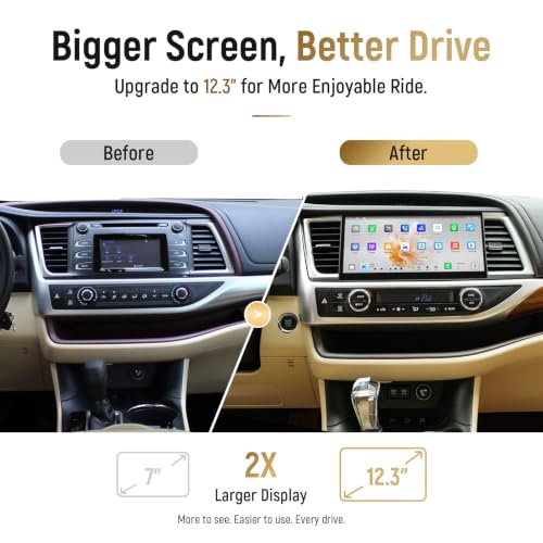Android 13 Car Stereo for Toyota Highlander 2014