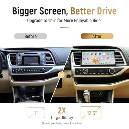 Android 13 Car Stereo for Toyota Highlander 2014