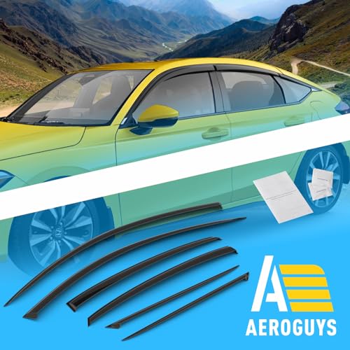 Extra Durable Window Deflectors Tape (For Honda Civic 22-26 Hatchback)