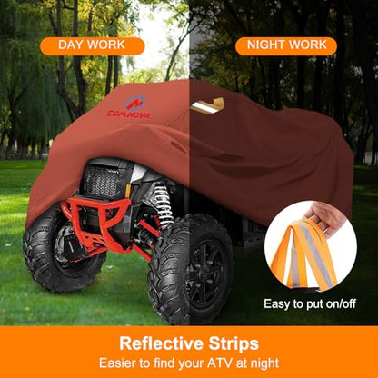 Comnova ATV Cover for 4 Wheelers (Rusty Orange / 84 Inch)