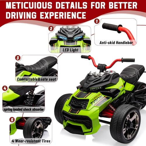Kids Electric Ride on Truck Car (Green)