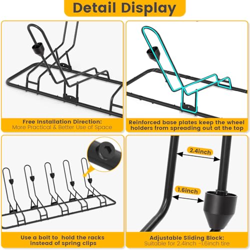 Floor Bike Rack for 5 Bikes (5 Bike Rack)