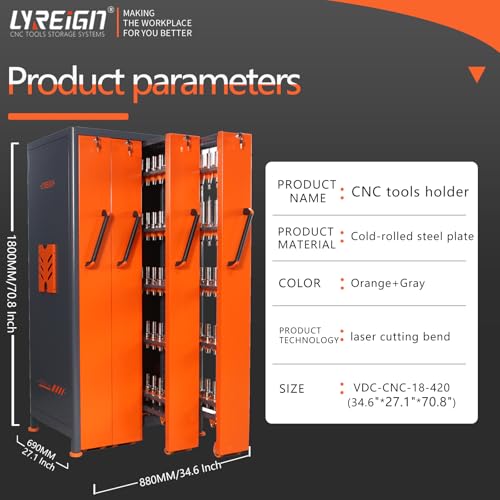 CNC Tool Holder Vertical Drawer Cabinet for CAT40 (CAT40/BT40-140CAP)