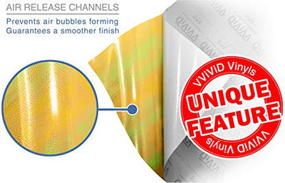 Extra Wide Headlight Taillight Vinyl Tint Wrap 16 Inch x 48 Inch Roll (16" x 48" / Chameleon Yellow)