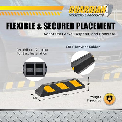 2' Parking Stopper for Garage (2 Foot)