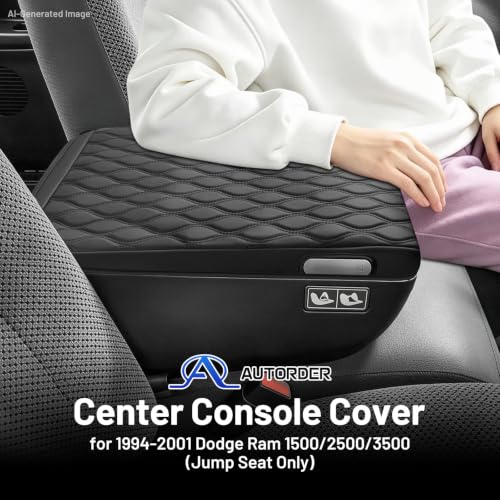 Center Console Cover for 1994 (1)94-01|RAM 1500/2500/3500|Jump Seat,Wavy,Regular)