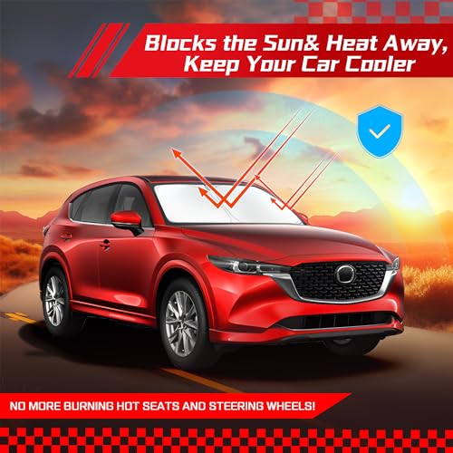 Windshield Sun Shade for Mazda CX5 2017 (for Mazda CX5 2017-2025)