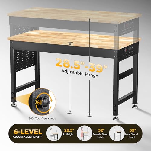 48" Adjustable Workbench (48*24 Inch)