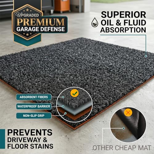 Oil Spill Mat Thick 8MM (64"L x 32"W x 0.3"Th)