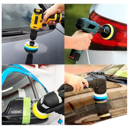 Car Polishing Buffing Kit 3Inch Drill Buffing Pad Buffing Pads