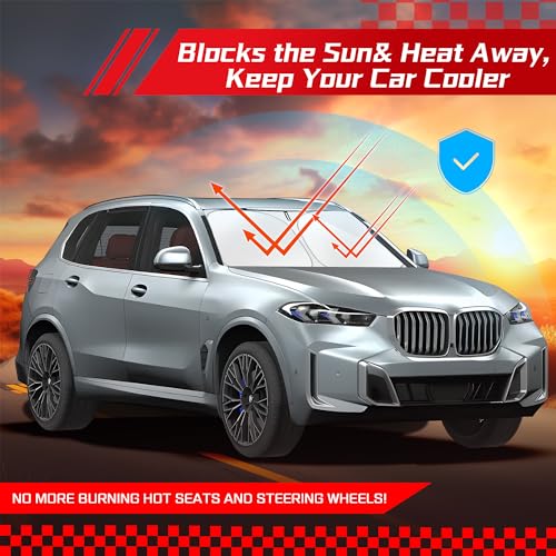 Windshield Sun Shade for BMW X5 2019 (for BMW X5 2019-2026)