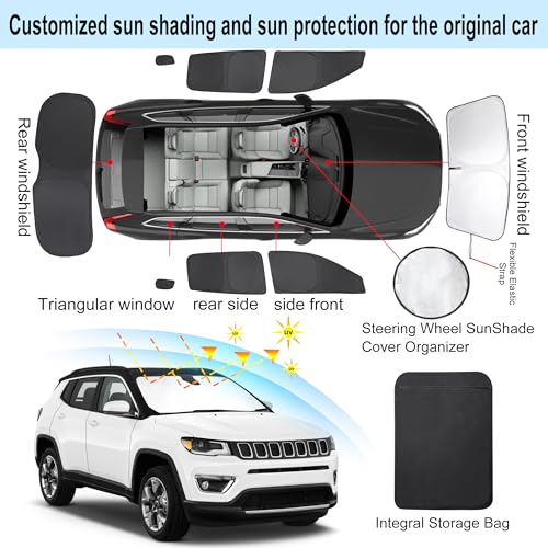 Window Shades for Jeep Compass 2017 (Jeep Compass 2017-2024)
