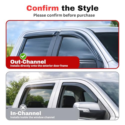 Rain Guards Fit for 2021 (2021-2026 Bronco Sport)