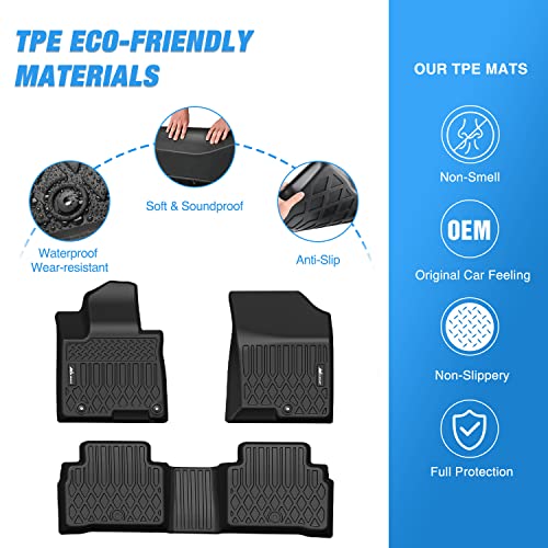TPE Floor Mats for Hyundai Tucson 2022 2023 2024 2025 (2022-2025 Hyundai Tucson)