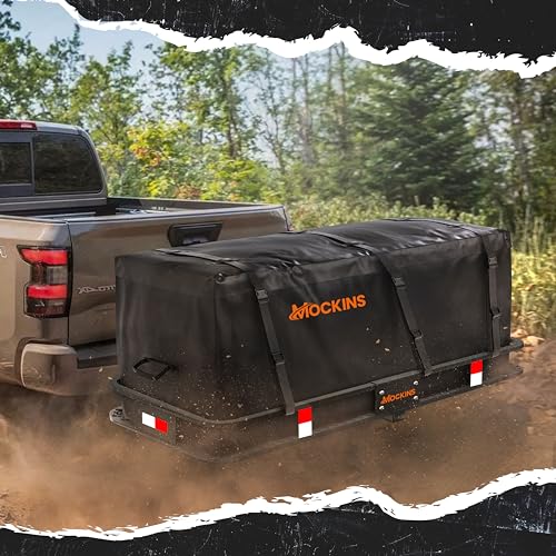 6" Raised Folding Luggage Rack for SUV Car Truck ATV w (Large: 60" L X 20" W)