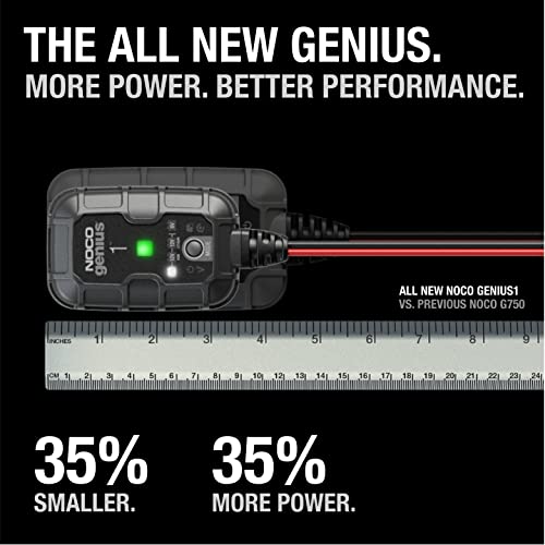 GENIUS1 1A 6 12V Smart Battery Charger (1A)
