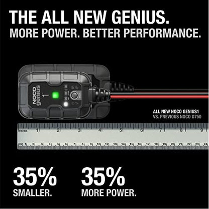 GENIUS1 1A 6 12V Smart Battery Charger (1A)