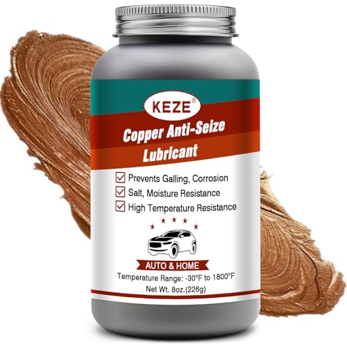 Anti Seize Lubricant Copper Grease High Temp Anti (1 Pack-8 OZ / Copper Antiseize Grease)