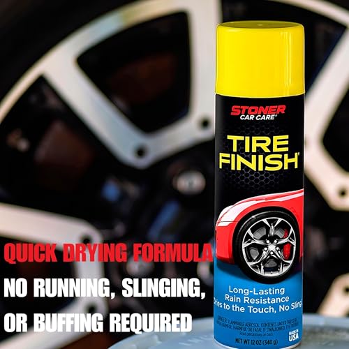Tire Finish Tire Shine Spray (12 Ounce (Pack of 6))