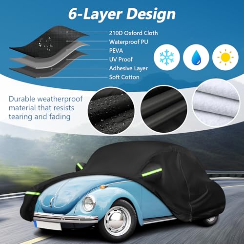 Custom Fit for Volkswagen Beetle Bug 2 (Black / for Volkswagen Beetle Bug 2-Door)