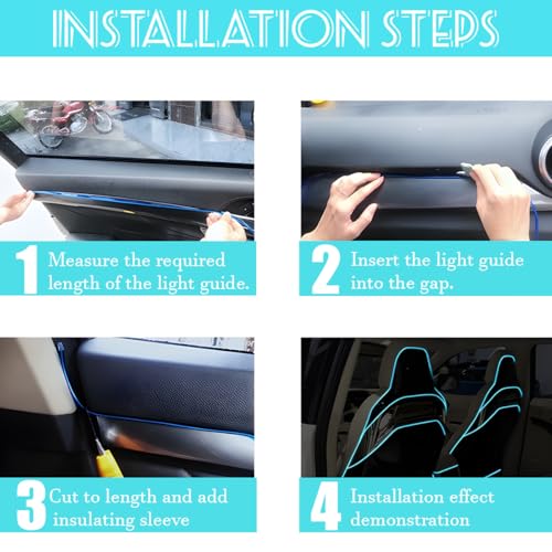 Car LED Strip Lights (Blue)