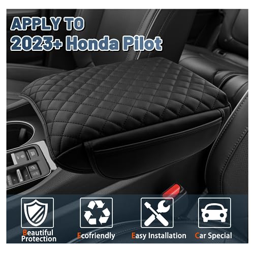 2026 Passport Armrest Cover for Honda Passport 2026 Accessories Thicken Soft & Comfy Center Console Cover Compatible with 2024 (2026+ Honda Passport)