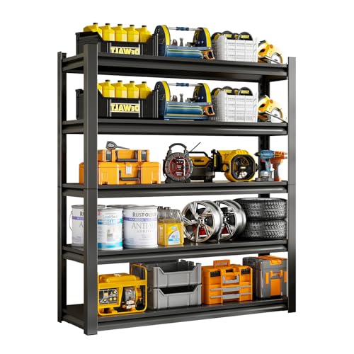 48" W x 24" D x 72" H Garage Shelving Unit (23.6" D*48" W*72" H)
