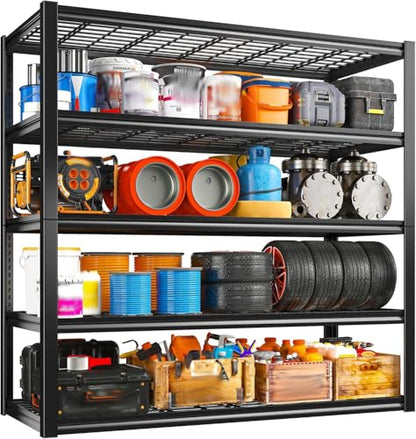 48" W Garage Shelving Heavy Duty Load 2500LBS (48''W X 72''H X18''D)