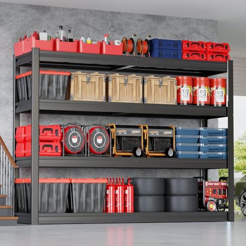 67" W Garage Shelving Heavy Duty (68"Wx36"Dx68"H | 4 Tier)