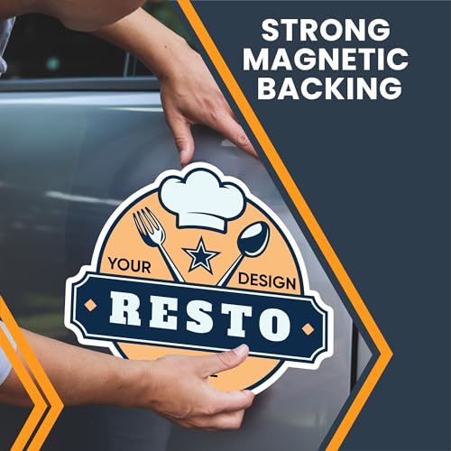 Custom Die Cut Car Magnet 30 Mil