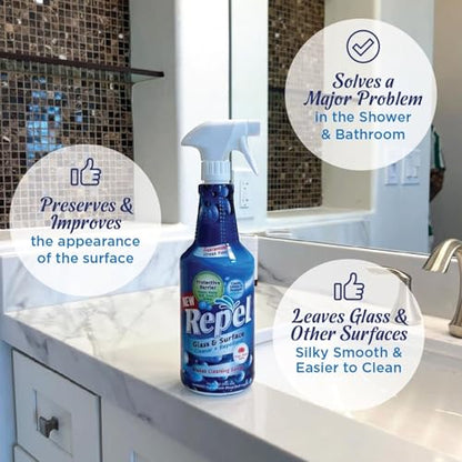 New REPEL Glass and Surface Cleaner with Barrier Technology (12)