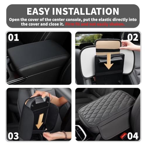 Upgraded Center Console Cover Fit for Volkswagen Taos 02 (Fit for Volkswagen Taos / #002 Grey)