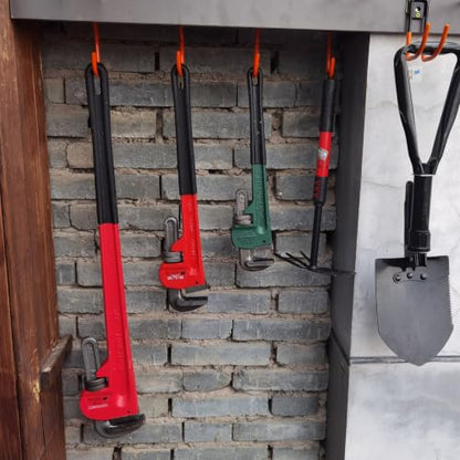 Heavy Duty Garage Wall Hooks 20 Pack (20 / Orange)