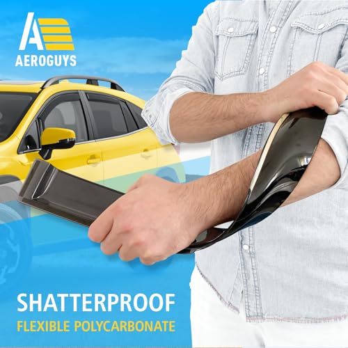 Extra Durable Window Deflectors in (For Subaru XV Crosstrek 18-23)