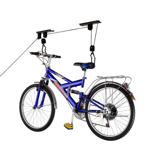 RAD Sportz Bicycle Hoist Quality Garage Storage Bike Lift with 100 lb Capacity Even Works as Ladder Lift Premium Quality (1-Pack)