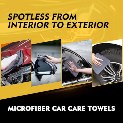 Grey Microfiber Cleaning Cloth 50 Pack (Grey / 12.5 x 12.5 Inch)