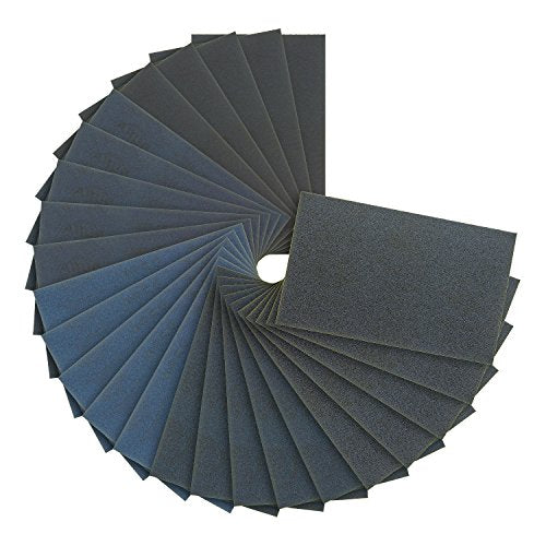 5-1/2" x 9" Wet or Dry Sandpaper Sheets, Grits 150, 220, 320, 400 (Variety Pack #1)