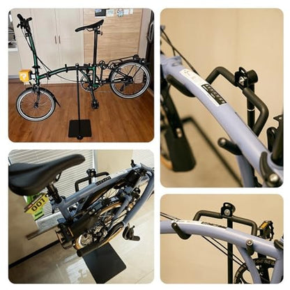 Carbon Steel Bike Stand (Black / Trumpet)