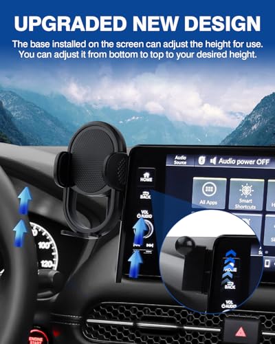 Custom Fit for Car Phone Holder Honda HRV HR (Auto-Look / Honda HR-V 2023-2026(7/9-In))