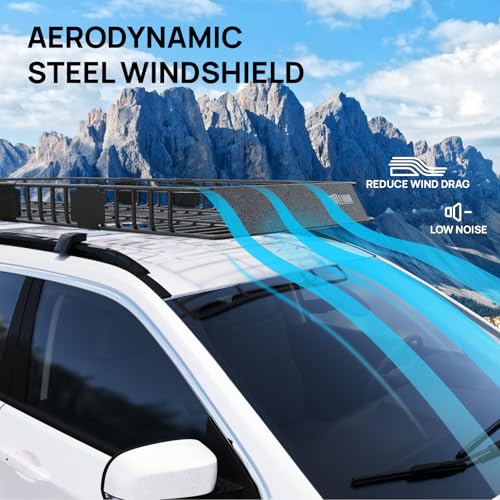 250lbs Extendable Rooftop Cargo Carrier (84*39*5.5)
