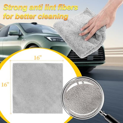 Car Wash Drying Towels (Charcoal Grey)
