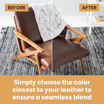 Leather Easy Restoration Kit (Medium Brown / Easy Kit)