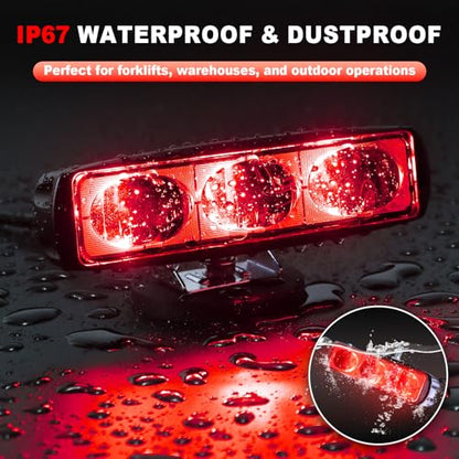 LED Red Line Forklift Safety Light for Warehouse Hazard Warning (Red)