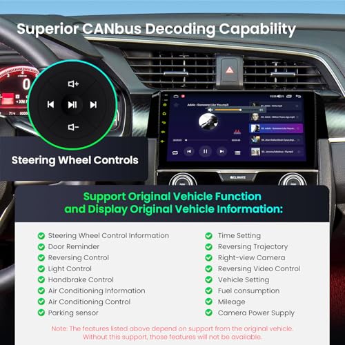 9" Android Car Stereo for Honda Civic 2015