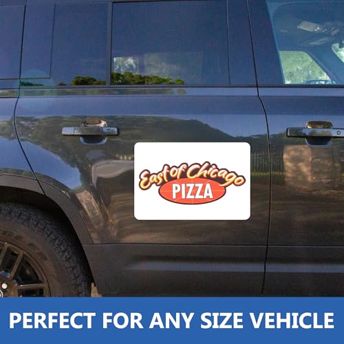 Custom Car Magnet Signs for Advertising and Promotion (16"x22" Rectangle)