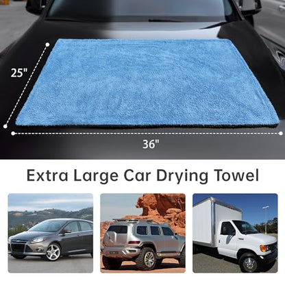 Extra Large Car Drying Towel (Blue / 25"*36")