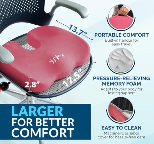 Doctor Recommended Seat Cushion (Pink / Large)