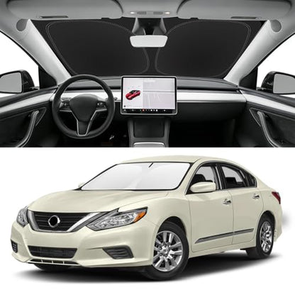 Custom Fit Windshield Sun Shade for Nissan Altima 2007 (for 2007-2018 Nissan Altima)