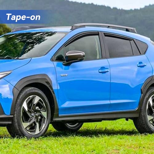 Window Visors Rain Guards for 2024 2025 2026 Subaru Crosstrek & Impreza (2024-2026 Subaru Crosstrek & Subaru Impreza)