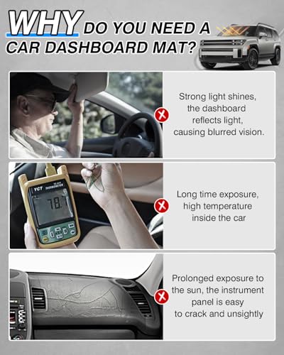 Dash Cover fits for Hyundai Santa Fe MX5 2024 2025 2026 (60*33(Hyundai Santa Fe 2024+))